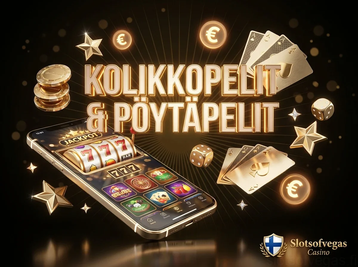 Kolikkopelit& Pöytäpelit